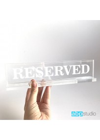 Reserved из оргстекла (арт.Stz5)